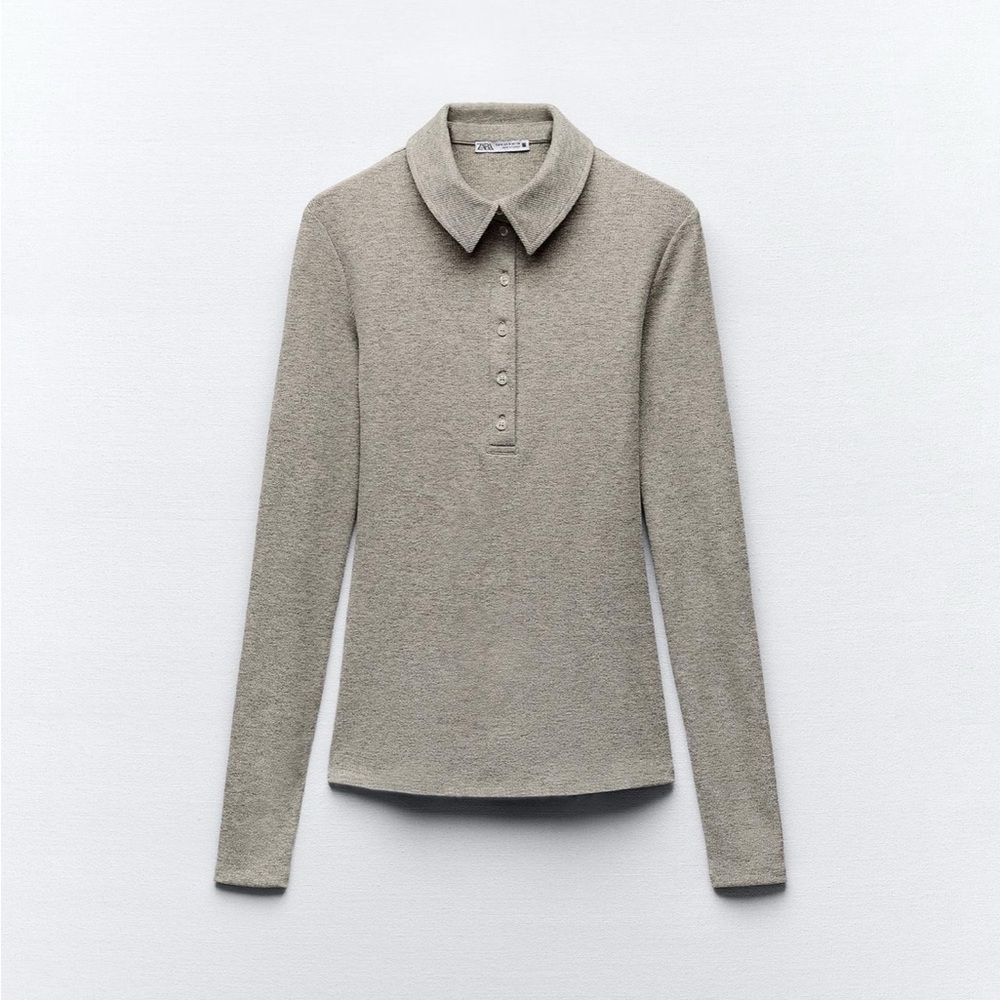 Metallic henley